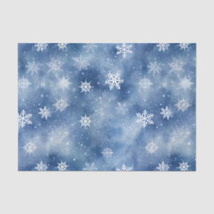 Kerst Sneeuwvlokken Blue Sky Tissue Paper Tissuepapier