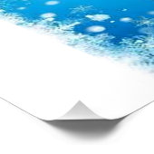 Kerst Sneeuwvlokken Decoratie Digitale Kunst (Hoek)