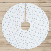 Kerst sneeuwvlokken en stippen patroon kerstboom rok