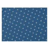 Kerst sneeuwvlokken en stippen patroon tafelkleed (Voorkant (Horizontaal))