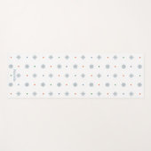 Kerst sneeuwvlokken en stippen patroon yogamat (Voorkant (horizontaal))