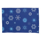 Kerst sneeuwvlokken in je bed kussensloop (Voorkant)