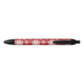 Kerst Sneeuwvlokken Naadloze Patroon Pen (Achterkant)