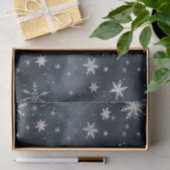 Kerst Sneeuwvlokken Night Sky Tissue Paper Tissuepapier (Geschenk)