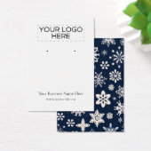 Kerst Sneeuwvlokken Oorbel Display Kaart (Bureau)