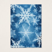 Kerst Sneeuwvlokken Oorbel Display Kaart (Achterkant)