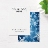 Kerst Sneeuwvlokken Oorbel Display Kaart (Bureau)