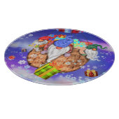 Kerst Snijplank Gnomen Gifts (Hoek)