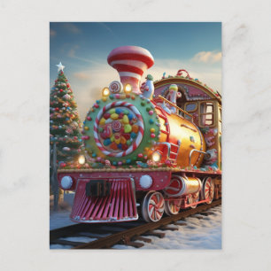 Kerst snoep briefkaart