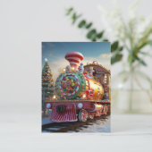 Kerst snoep briefkaart (Staand voorkant)