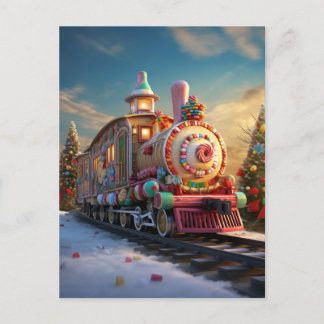 Kerst snoep briefkaart