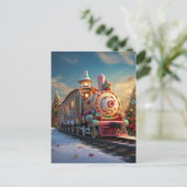 Kerst snoep briefkaart (Staand voorkant)