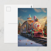 Kerst snoep briefkaart (Voorkant / Achterkant)