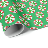 kerst-Snoep Cadeaupapier (Rol Hoek)