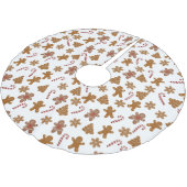 Kerst snoep Canes en peperkoek mannen Kerstboom Rok (Gekanteld)