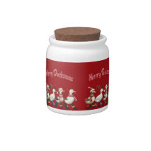 Kerst Snoep/Cookie Jar Merry Ducksmas