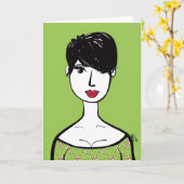 Kerst Snoep Cutie Kaart (Gele Bloem)