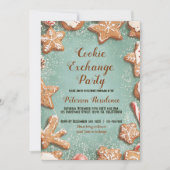 Kerst snoep en koekjes Exchange Party Kaart (Voorkant)