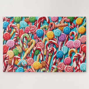 Kerst snoep Galore puzzel
