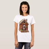 Kerst snoep huis t-shirt (Voorkant volledig)