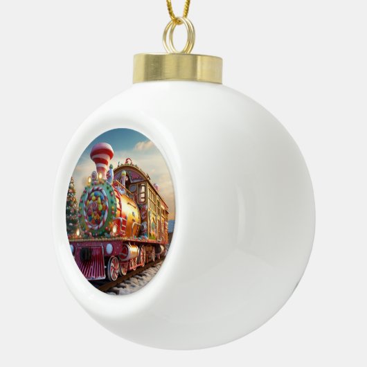Kerst snoep keramische bal ornament (Rechts)
