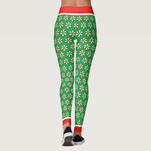kerst-Snoep Leggings (Achterkant)