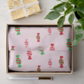 Kerst Snoep Patroon Tissuepapier (Geschenk)