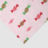 Kerst Snoep Patroon Tissuepapier (Detail)