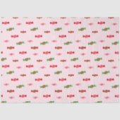 Kerst Snoep Pattern Tissuepapier (Voorkant)