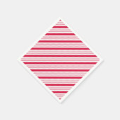 Kerst Snoep pepermunt feestdag servetten (Hoek)