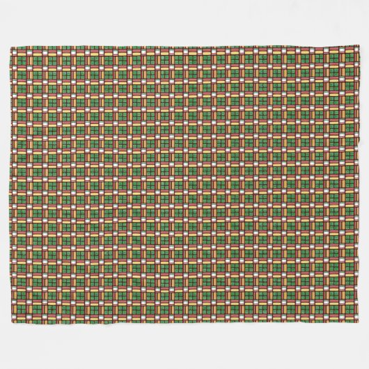 Kerst Snoep Plaid Fleece Gooi Deken (Voorkant (Horizontaal))