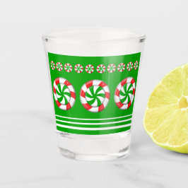 kerst-Snoep Shot Glas