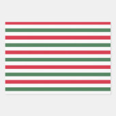 Kerst Snoep Stripe Wrapping Paper (Voorkant 2)