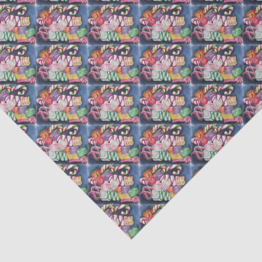 Kerst Snoep tissuepapier (Detail)