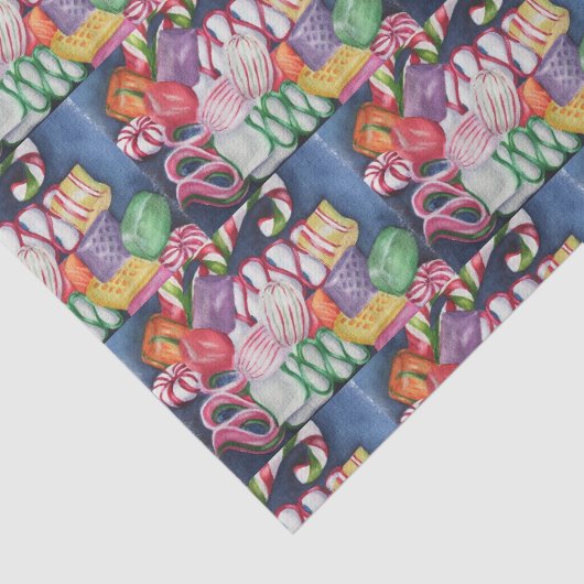 Kerst Snoep tissuepapier (Detail)