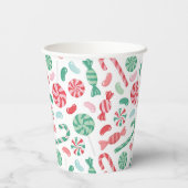 Kerst Snoep Twee lieve 2e Verjaardag Papieren Bekers (Achterkant)