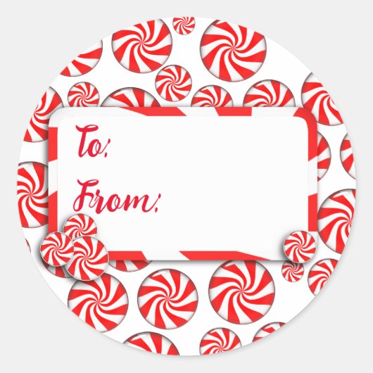 Kerst Snoep w / Label (Voorkant)