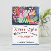 KERST SNOEP XMAS GALA UITNODIGING (Staand voorkant)