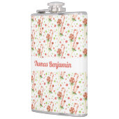 Kerst Snoepjes Patroon Gepersonaliseerde Fles Heupfles (Links)