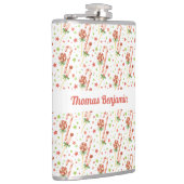 Kerst Snoepjes Patroon Gepersonaliseerde Fles Heupfles (Rechts)