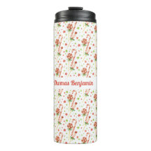 Kerst Snoepjes Patroon Gepersonaliseerde Tumbler
