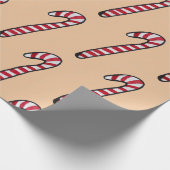 Kerst snoepjes tekeningen op inpakpapier (Hoek)
