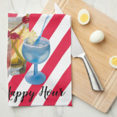 Kerst snoepriet happy hour theedoek (Quarter Fold)