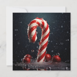 Kerst snoepriet kerstgroet kaart