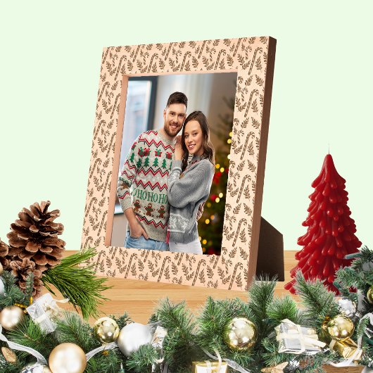 Kerst snoepriet patroon 8x10 gegraveerde lijstjes