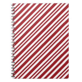Kerst snoepriet strepen notitieboek