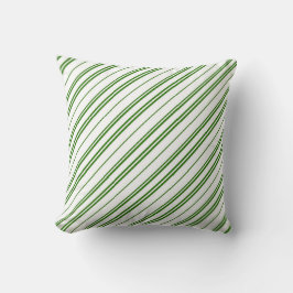 Kerst snoepstripes met pepermunt smaak kussen