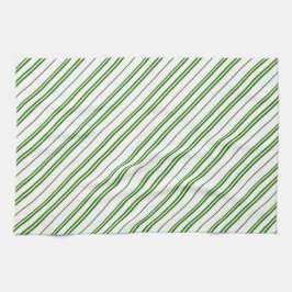 Kerst snoepstripes met pepermunt smaak theedoek