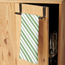 Kerst snoepstripes met pepermunt smaak theedoek