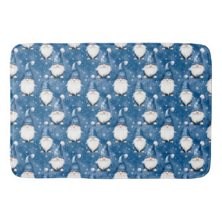 Kerst Snowy Blue Bad Mat